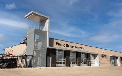 Exterior view of the Aims Public Safety Institute on Windsor Campus