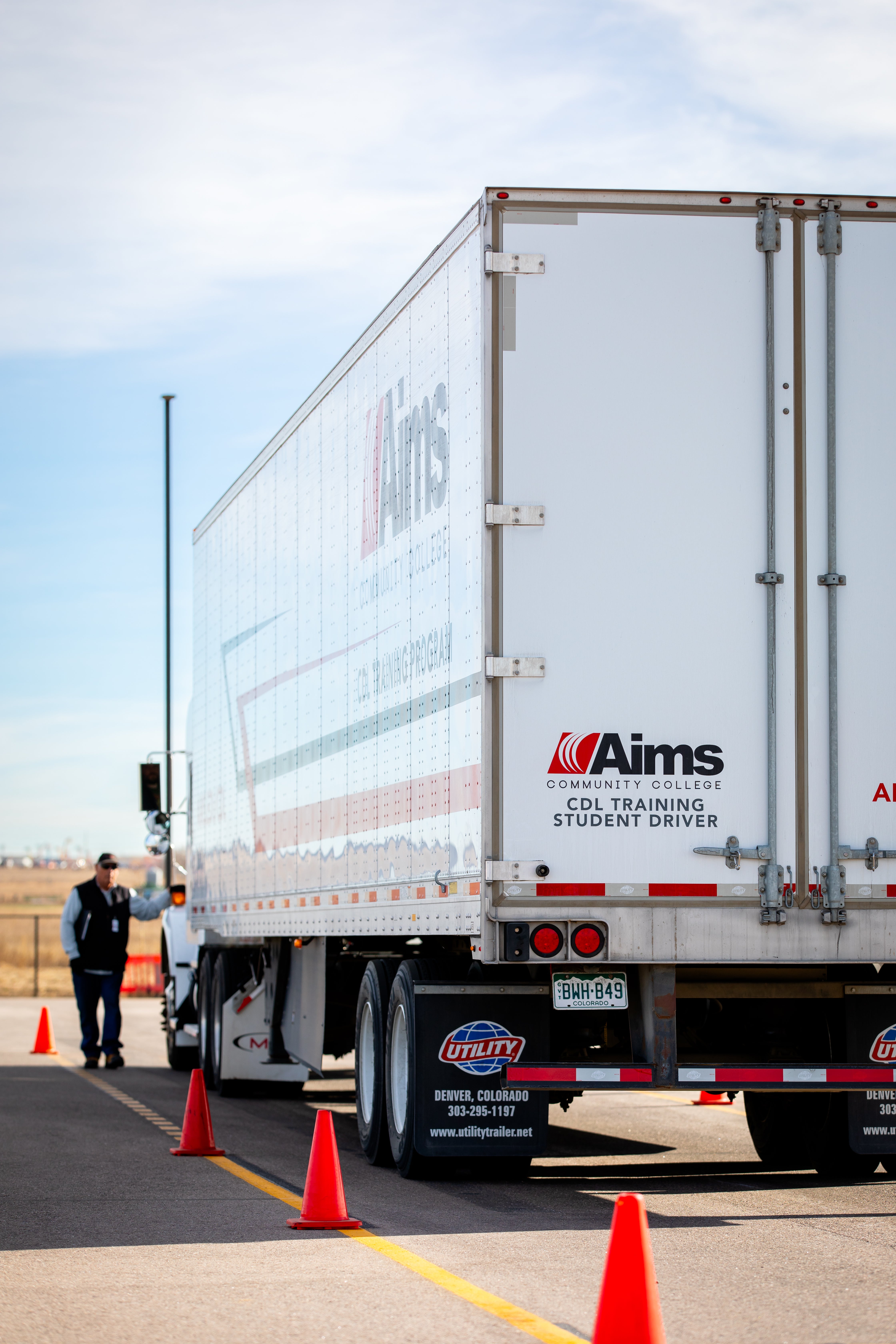 AIMS CDL trucking backing up