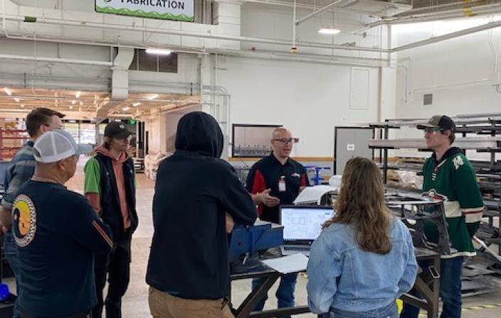 Aims Workforce Development eight-hour welding symbols and GDT interpretation training at Lightning eMotors (LeM