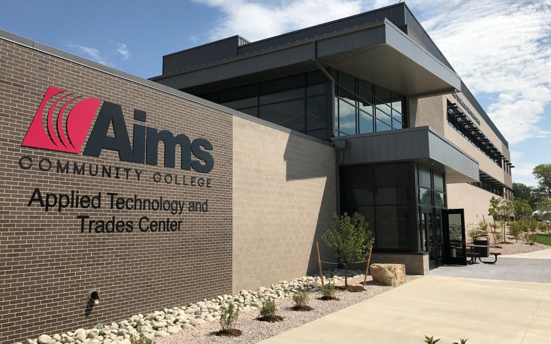 Exterior of the Applied Technology and Trades Center on the Aims Greeley campus