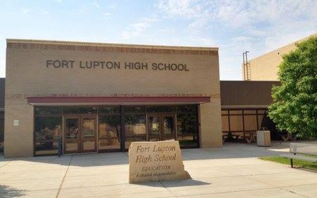 Fort Lupton High School main entrance