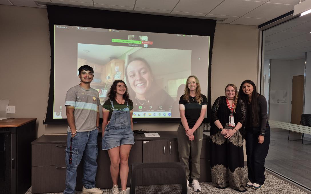 Group photo of the campus activity programming board for 2025-2026