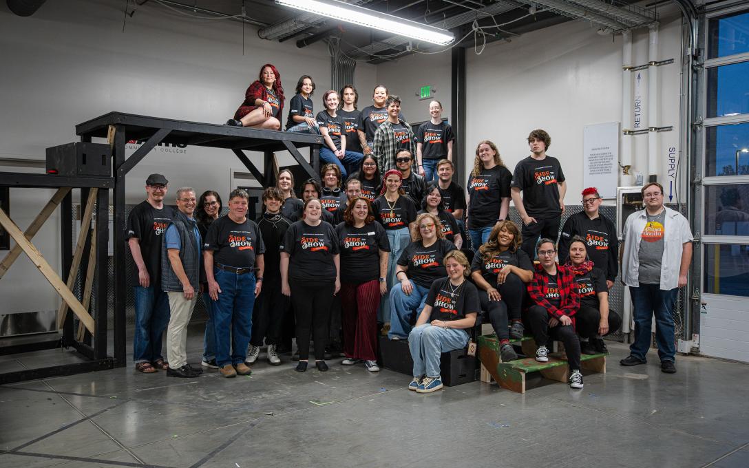 cast and crew of ACT's Side Show production