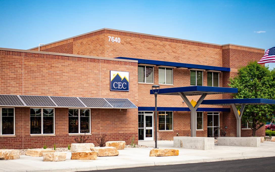 Main entrance to Colorado Early Colleges Windsor