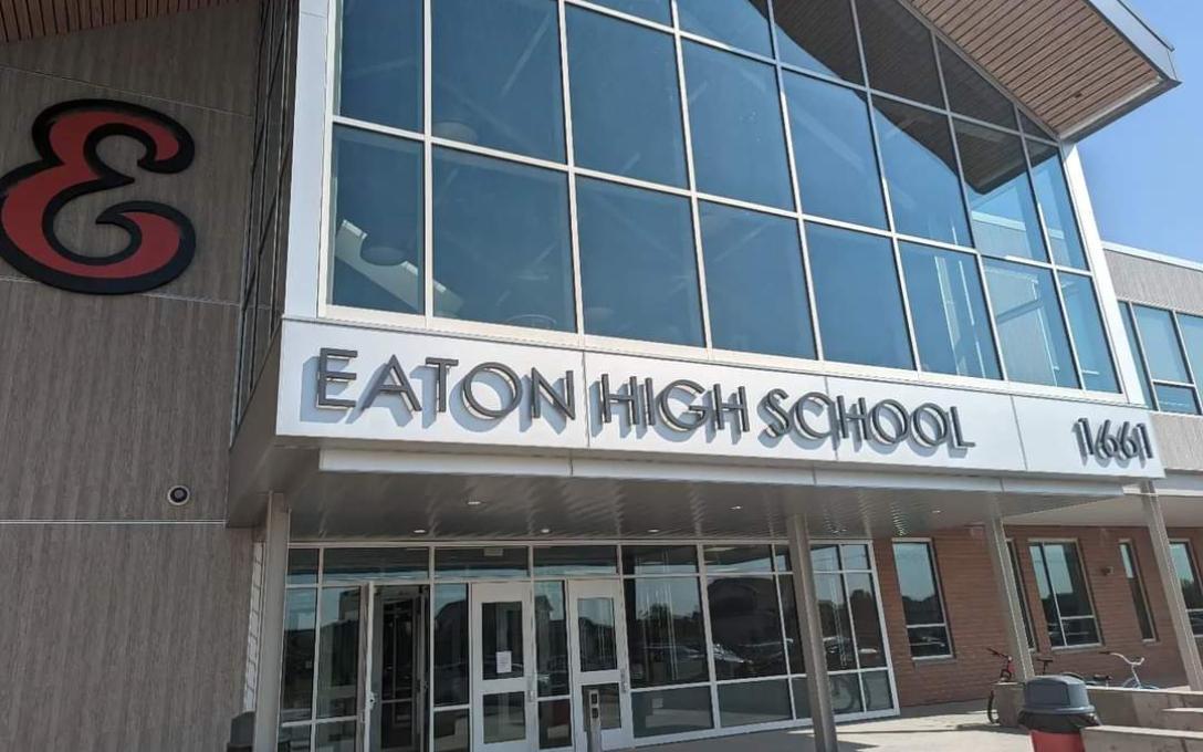 Eaton High School main entrance