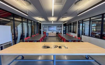 The Aims UAS Flight Lab in the Gateway Building on Windsor Campus