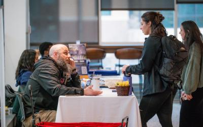 Aims students explore four year options at transfer events