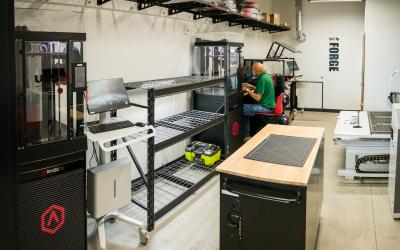 The UAS Forge in the Gateway Building on the Aims Windsor Campus