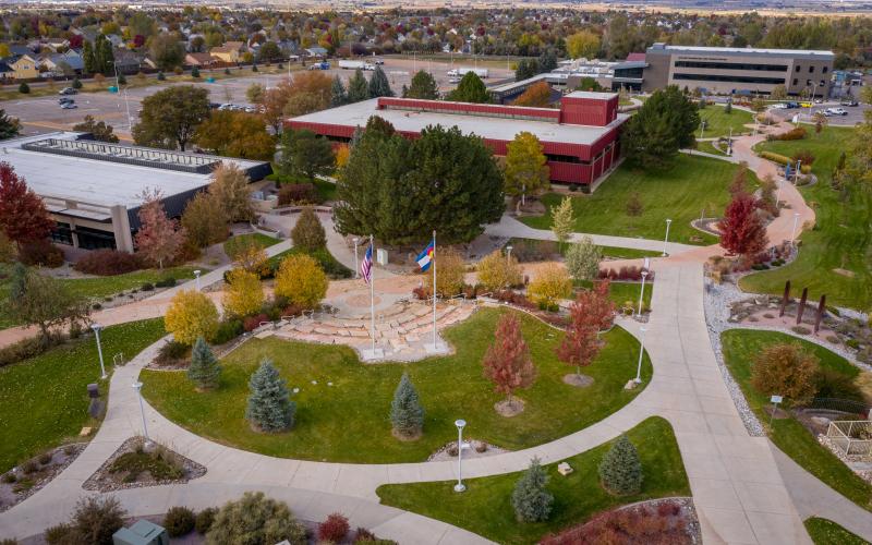 Greeley Campus drone shot