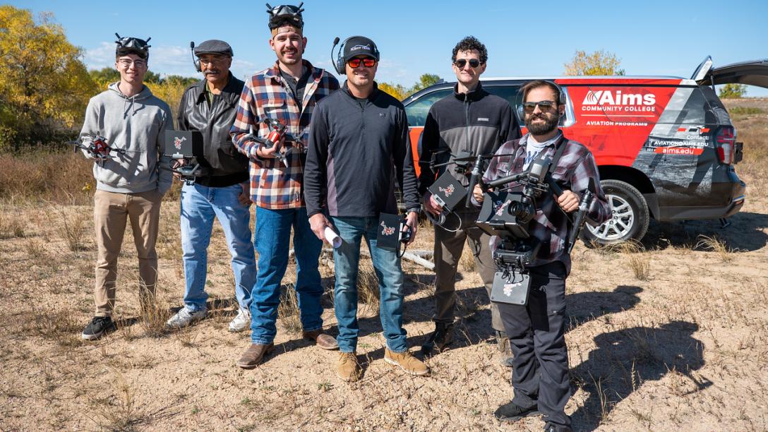 UAS Crew preparing for Toyota Commercial Filming