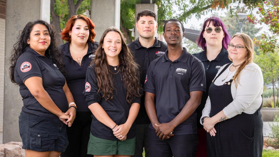 2026-2027 Campus Activities Program Board smiling in their uniforms