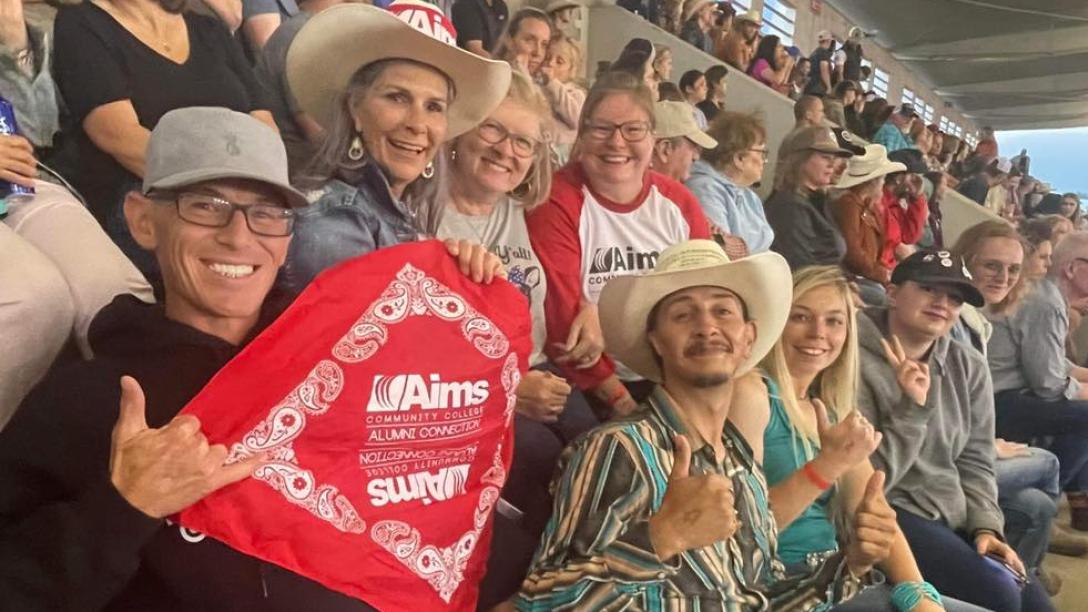 Aims Stampede Social Alum at Rodeo