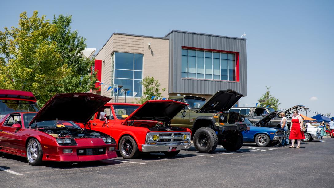 Cars Displayed at Aims Car Show