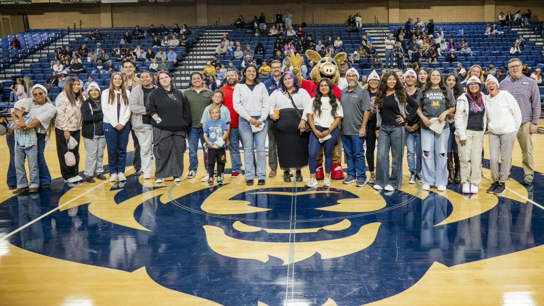 Group at UNC Basketball Game