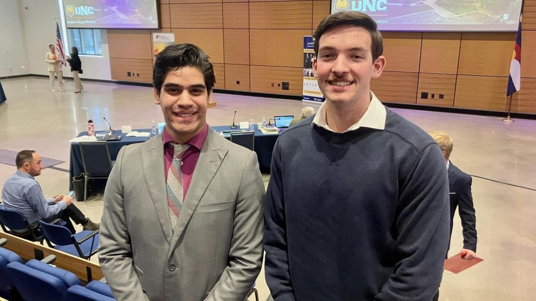 Hector Becerra and Grant Hall