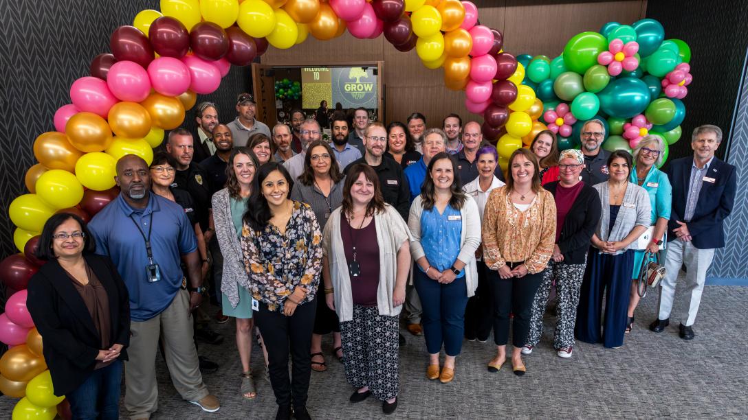 Group photos of Aims GROW partisipants