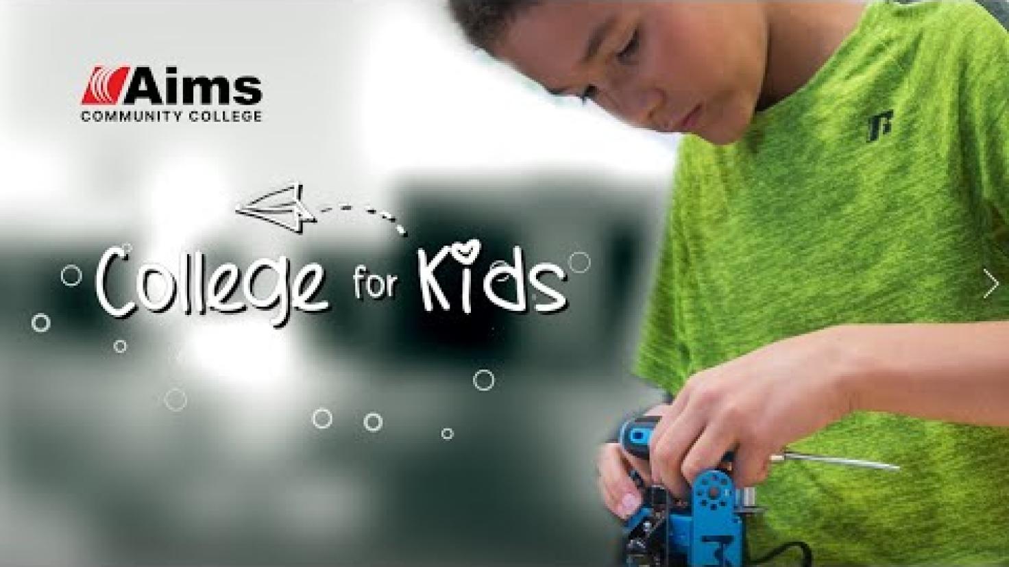 College For Kids Aims Community College