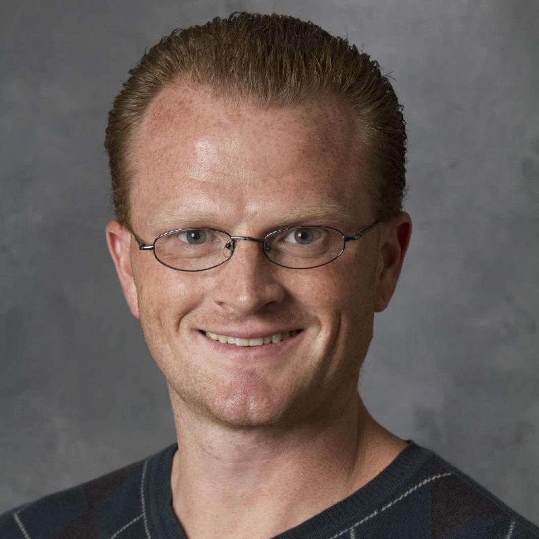 Headshot of Aims history instructor Clint Heiner