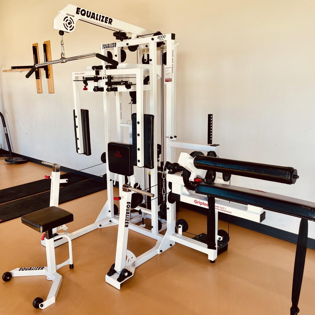 An Equalizer resistance training machine at the PERC on the Aims Greeley Campus.