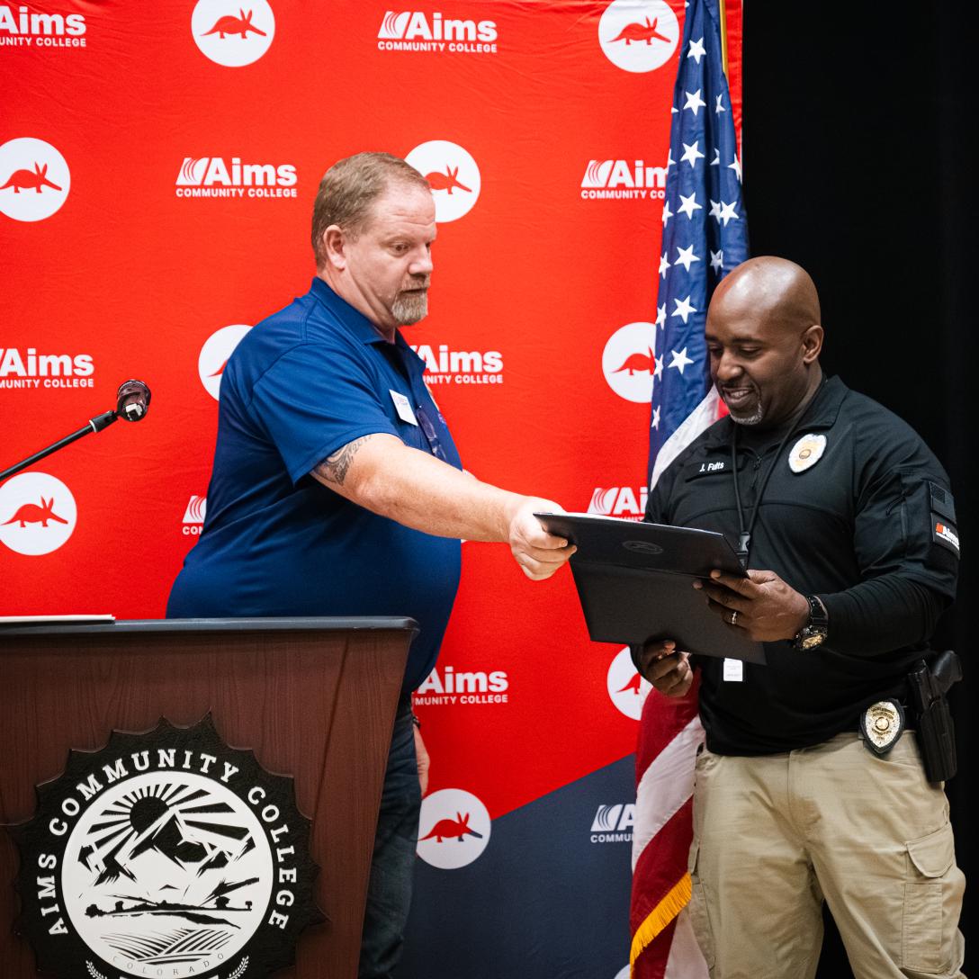 John Fults recieves award