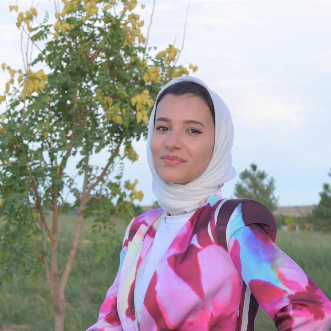 Headshot of Aims biology instructor Shahad Atlouba