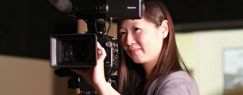 Aims student shooting footage