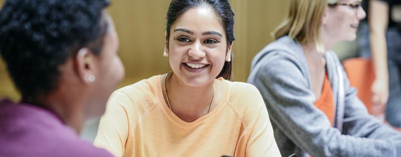 English students in the classroom