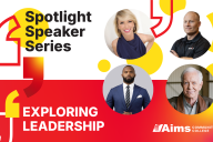 Spotlight Speakers Series graphic with photos of the speakers