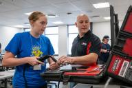 student and instructor using Welding simulator