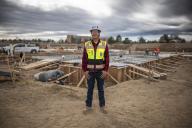 Alumni at Construction Site