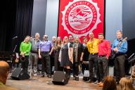 Aims music faculty, staff and students on stage at Pink Floyd Tribute Concert