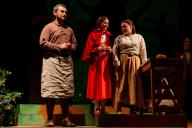 Actors on Stage from Into the Woods Performance