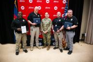 Aims Safety and Security Team Staff with awards