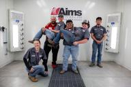 Aims Automotive Students and Instructors posing