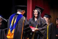 Aims Student getting diploma