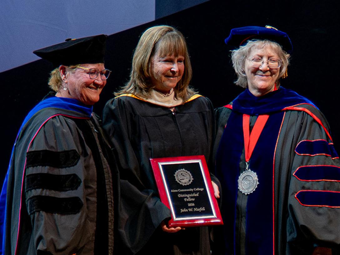 Marilyn Schock, Delia Haefeli and Dr. Leah Bornstein