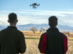 Drone Pilot Training at the Aims Windsor Campus with A Rocky Mountain View