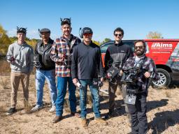 UAS Crew preparing for Toyota Commercial Filming