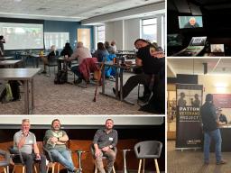 A collage of photos from Patton Veterans Project