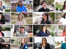 Collage of 16 Aims Spring 2025 Graduates