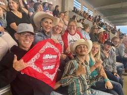 Aims Stampede Social Alum at Rodeo