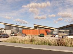 Proposed architectural rendering of the AWIC.