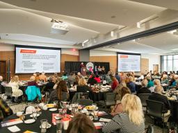 Aims Day stage and audience