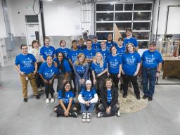 Group of cast and crew of Cat on a Hot Tin Roof