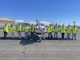 Aims Flight Team and Airplane