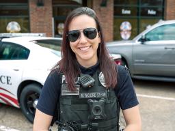 Aims Police Academy alumna Megan Moore