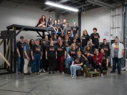 cast and crew of ACT's Side Show production