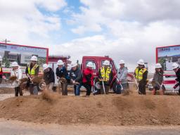 Shovel ceremony at Windsor Campus Groundbreaking