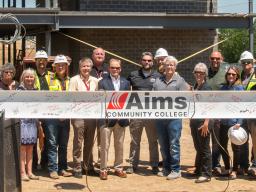 Aims Board, Cabinet and Construction Team at Windsor Construction Beam