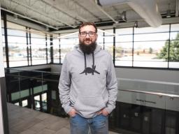 Aims Welding Technology degree student Ben Scott